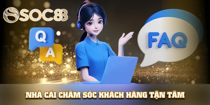 Nhà cái chăm sóc khách hàng tận tâm